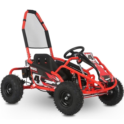 MotoTec Mud Monster 98cc Kids Go Kart Full Suspension