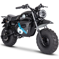 MotoTec 60v 1500w Electric Lithium Powered Mini Bike - Black