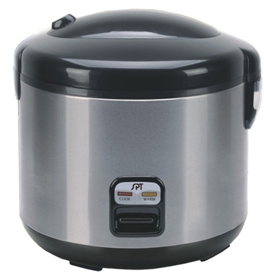 Sunpentown 6 Cups Rice Cooker with Stainless Body