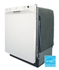 Sunpentown 24" Built-In SS Tall Tub Dishwasher w/Heating Drying - Energy Star - White