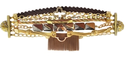 Goldie-Fringe Bracelet