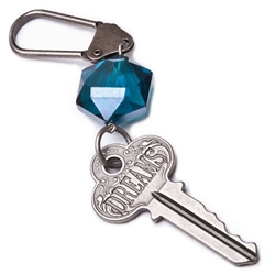 mirajo Jewelry Jewel Tone Dreams Keychain on white background