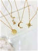 Four different Tarot Card necklaces on light background
