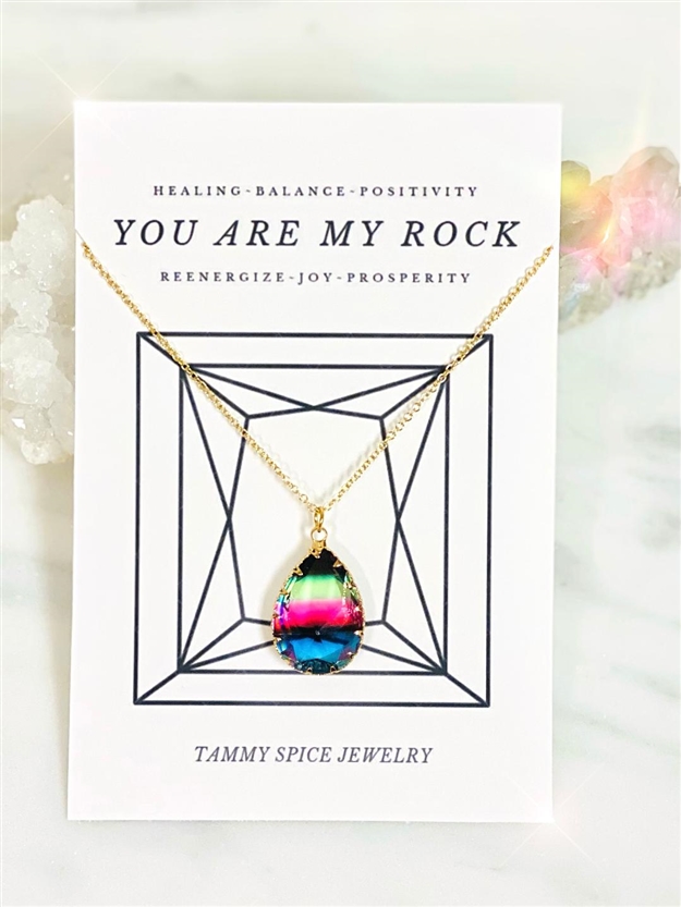 You are my deals rock necklace