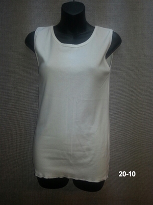 (20-10) Back Snap Sleeveless Undershirt