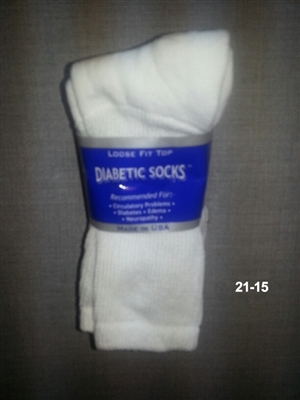 (21-15) Unisex Edema/Diabetic Socks