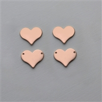 13mm x 10.5mm 14/20 RGF Heart