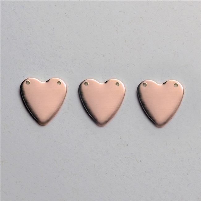 15mm x 15mm 14/20 RGF Heart