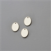 11mm x 8mm Sterling Silver Oval