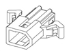 MOLEX 03-06-2024P .062" 2 PIN PANEL MOUNT PLUG CONNECTOR    HOUSING