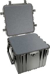 PELICAN CASE WITH FOAM BLACK (MFR# 0340-000-110) 0340BLK    (ID 18"L X 18"W X 18"D) *SPECIAL ORDER*