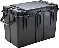 PELICAN CASE WITH FOAM BLACK (MFR# 0500-000-110) 0500BLK    (ID 34.95"L X 18.45"W X 25.25"D)