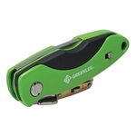 GREENLEE 0652-23 HEAVY DUTY FOLDING UTILITY KNIFE, ALUMINUM HOUSING WITH BUILT-IN BLADE STORAGE