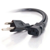 C2G 18AWG NEMA 5-15P->IEC320C13 POWER CORD (15FT) 09482