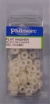 PHILMORE 10-506C #6 1/4" FLAT NYLON WASHER 100/PACK