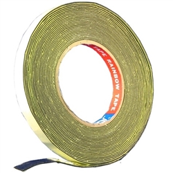 PHILMORE 10-615 DOUBLE SIDED ADHESIVE BLACK TAPE 0.50" WIDE X 30' LONG