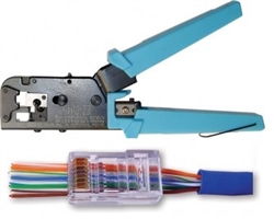 PLATINUM 100008 EZ-RJ45 COMBO: CRIMP TOOL (#10004) AND 24   EZ-RJ45 CONNECTORS