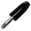 JOHNSON BLACK BANANA PLUG 108-0303-001