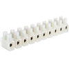 WIELAND 21.330.6253.0 TERMINAL STRIP 12-POLE 500V 32A,      TYPE 10E, WITHOUT WIRE PROTECTION, WHITE