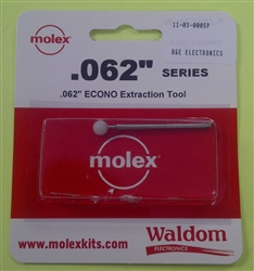 MOLEX W-HT-2023-P EXTRACTION TOOL FOR .062" TERMINALS