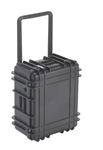 UK 1122WBLK 1122 TRANSIT CASE BLACK WITH WHEELS AND FOAM    (ID: 21.8" X 17.8" X 10.8") *SPECIAL ORDER*
