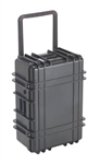 UK 1127WBLK 1127 TRANSIT CASE BLACK WITH WHEELS AND FOAM    (ID: 26.8" X 17.8" X 10.8") *SPECIAL ORDER*