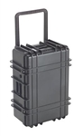 UK 1127WNFBLK 1127 TRANSIT CASE BLACK WITH WHEELS NO FOAM   (ID: 26.8" X 17.8" X 10.8") *SPECIAL ORDER*