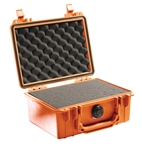 PELICAN CASE WITH FOAM ORANGE (MFR# 1150-000-150) 1150ORG   (ID 8.18"L X 5.68"W X 3.62"D) *SPECIAL ORDER*