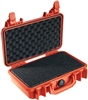 PELICAN CASE WITH FOAM ORANGE (MFR# 1170-000-150) 1170ORG   (ID 10.54"L X 6.04"W X 3.16"D)