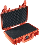 PELICAN CASE WITH FOAM ORANGE (MFR# 1170-000-150) 1170ORG   (ID 10.54"L X 6.04"W X 3.16"D) *SPECIAL ORDER*