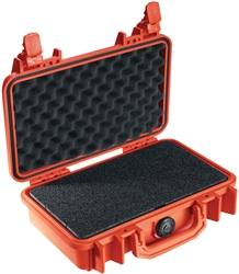 PELICAN CASE WITH FOAM ORANGE (MFR# 1170-000-150) 1170ORG   (ID 10.54"L X 6.04"W X 3.16"D) *SPECIAL ORDER*