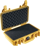 PELICAN CASE WITH FOAM YELLOW (MFR# 1170-000-240) 1170YEL   (ID 10.54"L X 6.04"W X 3.16"D) *SPECIAL ORDER*