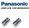 PANASONIC 1200UF6.3VTW 1200UF 6.3V RADIAL ELECTROLYTIC CAPACITOR 105C 8MM X 20MM 2000 HOURS MFR# EEU-FC0J122L