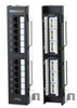 SIGNAMAX 12458M-C5E 12 PORT LOADED CATEGORY 5E (CAT5E)      UNSHIELDED WALL-MOUNT MINI PATCH PANEL, WITH 89D BRACKET