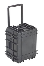 UK 1322WBLK 1322 TRANSIT CASE BLACK WITH WHEELS AND FOAM    (ID: 21.8" X 17.8" X 13.4") *SPECIAL ORDER*