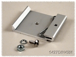 HAMMOND ALUMINUM DIN RAIL CLIP 1427DIN42M                   FOR MOUNTING TO 35 MM WIDE DIN RAILS *SPECIAL ORDER*