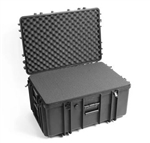UK 1427WBLK 1427 TRANSIT CASE BLACK WITH WHEELS AND FOAM    (ID: 26.8" X 17.8" X 13.3") *SPECIAL ORDER*