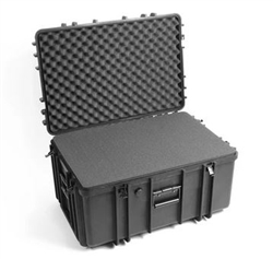 UK 1427WBLK 1427 TRANSIT CASE BLACK WITH WHEELS AND FOAM    (ID: 26.8" X 17.8" X 13.3") *SPECIAL ORDER*