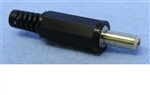 PHILMORE 1438 DC COAXIAL POWER PLUG 1.4MM X 3.8MM, WITH     SOLDER LUG TERMINALS AND PLASTIC STRAIN RELIEF