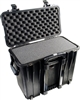 PELICAN CASE WITH FOAM BLACK (MFR# 1440-000-110) 1440BLK    (ID 17.10"L X 7.50"W X 16"D) W/PULL HANDLE