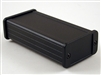 HAMMOND 1457C1201BK BLACK EXTRUDED ALUMINUM ENCLOSURE WATERTIGHT 4.73" X 2.32" X 1.21"