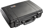 PELICAN CASE NO FOAM BLACK (MFR# 1470-001-110) 1470NFBLK    (ID 15.62"L X 10.43"W X 3.75"D) *SPECIAL ORDER*