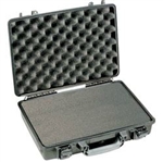 PELICAN CASE WITH FOAM BLACK (MFR# 1490-000-110) 1490BLK    (ID 17.75"L X 11.37"W X 4.12"D)