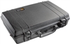 PELICAN DELUXE LAPTOP CASE (MFR# 1490-003-110) 1490CC1-BLK  W/LID ORGANIZER (ID 17.75" X 11.37" X 4.12") *SPECIAL ORDER*