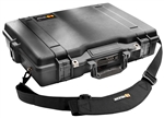 PELICAN LAPTOP CASE W/FOAM BLACK (MFR# 1495-000-110) 1495BLK (ID 18.87"L X 13.12"W X 3.81"D) *SPECIAL ORDER*