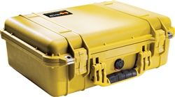 PELICAN CASE NO FOAM YELLOW (MFR# 1500-001-240) 1500NFYEL   (ID 16.75"L X 11.18"W X 6.12"D) *SPECIAL ORDER*