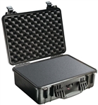 PELICAN CASE WITH FOAM BLACK (MFR# 1520-000-110) 1520BLK    (ID 18.06"L X 12.89"W X 6.72"D)