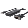 MANHATTAN 152426 VGA AND USB TO HDMI CONVERTER, CONVERTS ANALOG VGA VIDEO AND USB AUDIO TO A DIGITAL HDMI SIGNAL