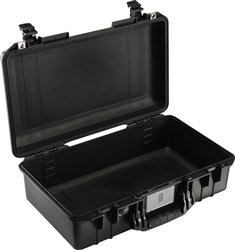 PELICAN AIR CASE NO FOAM (MFR# 015250-0011-110) 1525NFBLK   BLACK (ID 20.50"L X 11.31"W X 6.75"D)