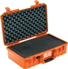 PELICAN AIR CASE WITH FOAM (MFR# 015250-0001-150) 1525ORG   ORANGE (ID 20.50"L X 11.31"W X 6.75"D) *SPECIAL ORDER*